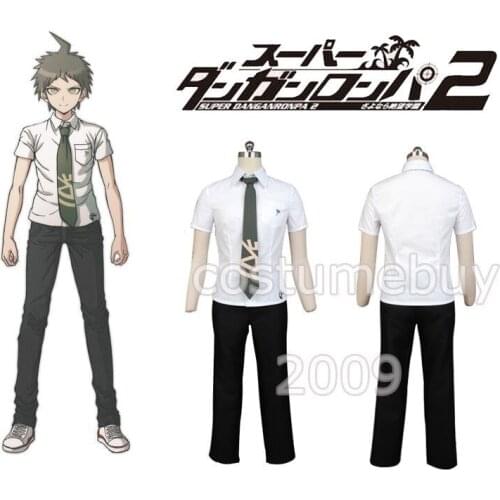 Super Dangan Ronpa 2 Danganronpa Hajime Hinata Cosplay Costume Outfit