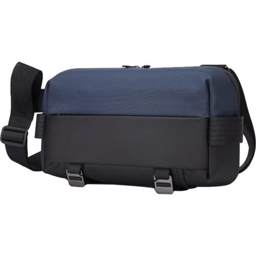 Men Chest Bag Outdoor Sports Two Way Zipper Camping Hiking Cycling Portable Oxford Cloth Single Shoulder Travel Casual Durable