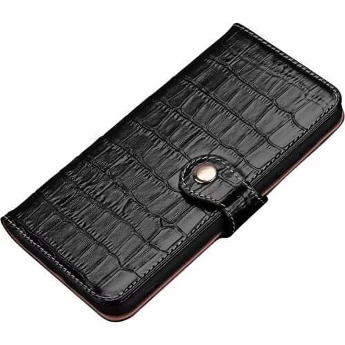 100% Luxury Genuine Crocodile Pattern Leather Natural Skin Cover Flip Phone Case For Iphone 12 Mini 11 Pro Max X Xs Xr 7 8 Plus