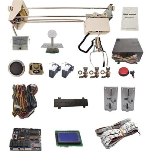 DIY Arcade candy catcher machine claw machine kit with 71cm gantry stainless steel claw power supply button