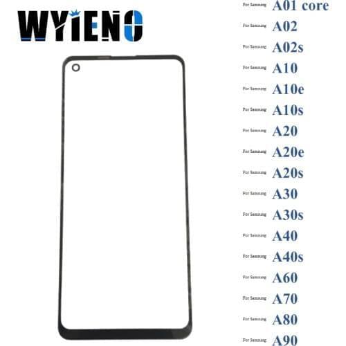 For Samsung Galaxy A10 A10s A20s A30s A40s A50s A70s A02 A02s A80 A90 Touch Screen Digitizer LCD Sensor Glass lens 10pcs/lot