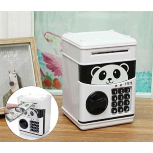 Panda Shaped Safe Box Electronic Combination Atm Safe Box Money Box