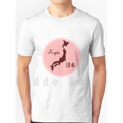 Kyoto Japan T Shirt Men Cotton Cotton S-6Xl Kyoto Japan