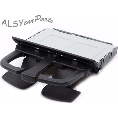 YIMIAOMO Plastic Black Car Drinks Holder Folding Stretch Dash Cup Holder For Audi A3 S3 A4 VW Jetta Golf MK4 Bora 1J0 858 601 D