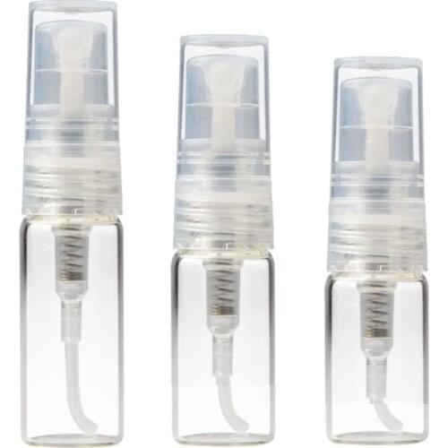 20pcs Refillable 2ml 3ml 5ml Mini Essential oil Glass Spray Bottle Empty Portable Perfume Glass Bottles