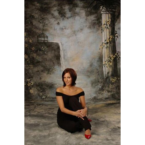 2019 professional 10*20ft Hand Painted grey columns Muslin photography background,scenic portrait photo backdrop custom service