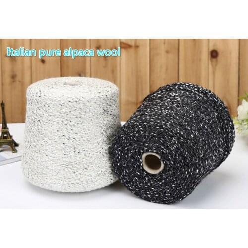 400g Dia.3mm 100%wool +nylon Silver line Wavy Yarn Hand-Knitted Colorful Knitting Scores Wool Yarn Crochet Thread Free Ship