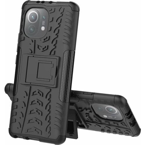 50pcs/Lot Hybrid Rugged Phone Case For Xiaomi 11 10T Lite Pro Poco X3 M3 Hard PC TPU Silicone Armor