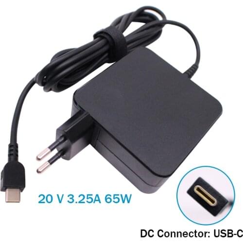 65W Laptop Adapter Charge for Lenovo ADLX65CCGU2A 5A10K78761 ADLX65CLGC2A GX20L29355 AC DC Charger 20V 3.25 Battery Power Supply