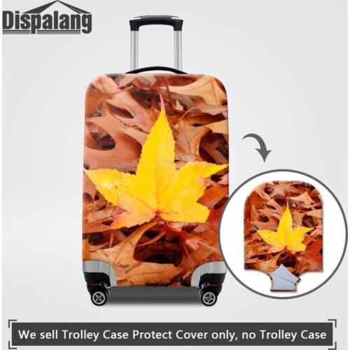 Dispalang Case For A Suitcase Protective Cover Maple Leaves Dust Rain Luggage Covers Elastic Trolley Cover Travel Accessories