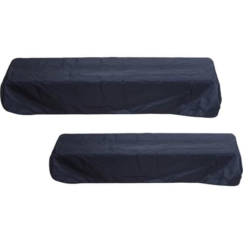 Electronic Piano Keyboard Cover Breathable Dustproof 61 / 88 Key Black