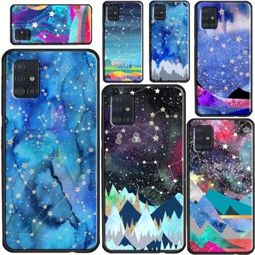 Summer Leo Constellation Landscape Case For Samsung A32 A52 A72 A12 A42 A21S A20e A02 S A10 A20 A40 A50 A70 A11 A31 A51 A71
