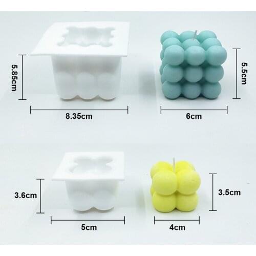 2pcs Irregular Silicone Candle Mould Aromatherapy Candle Mould DIY Handmade Candle Material Resin Mold Candle Making Supplies