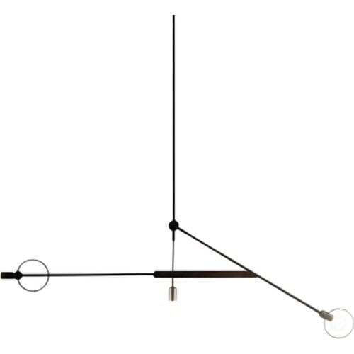 Geometric line Art Pendant Chandelier Loft Industrial modern Home Decor Kitchen Restaurant Bedroom Study Indoor LED lighting