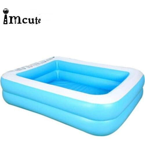 Imcute 2020 Summer Thickened Inflatable Swimming Pool Family Kids Children Adult Play Bathtub Outdoor Indoor Water Swimming Pool
