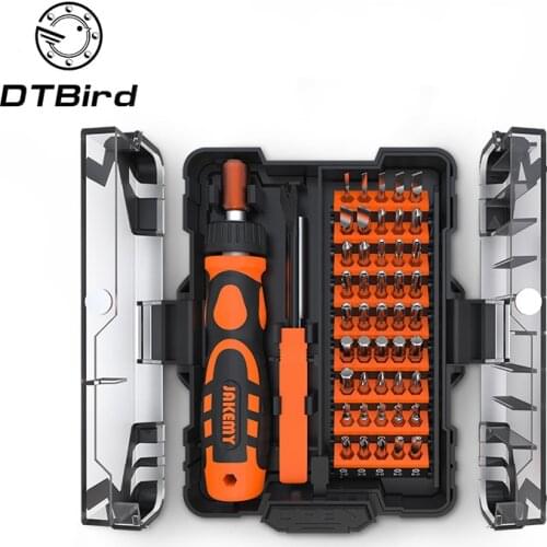 JAKEMY JM-6124 48-in-1 Multifunctional Precision Screwdriver Kit Adjustable Labor-saving Ratchet Handle DIY Maintenance Tool