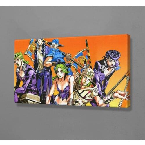 JoJo S Bizarre Adventure Canvas Wall Art HD Prints Poster Home Decoration Anime Character Painting Modular Pictures For Bedroom