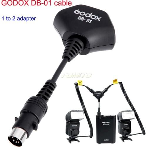 Godox DB-01 one-to-two Battery Cable Y Adapter for PROPAC Power Pack PB960 PB820 PB820S AD360 AD180 camera accessories