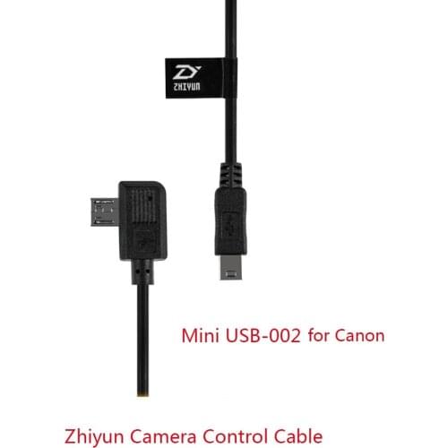 Zhiyun Camera Control Cable Mini USB to Mini USB Cable ZW-Mini-002 for Canon 5D2/5D3 Camera Accesorios
