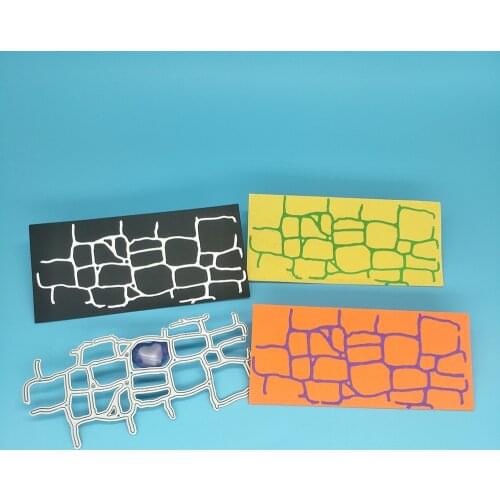 Irregular grid wall lines DIY metal cutting dies, scrapbook and card making, embossing background, craftsmanship