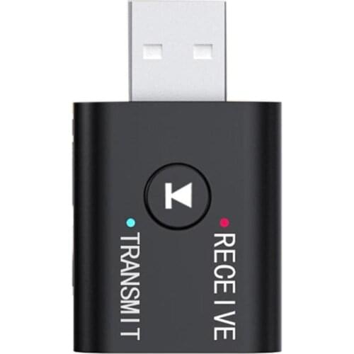 Mini Bluetooth V5.0 EDR Audio Receiver Transmitter AUX Mini Stereo Jack Car Bluetooth PC For TV Kit 3.5mm Adapter USB Wirel H1I2