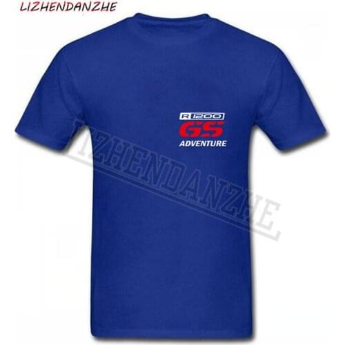 Men R 1200 GS ADVENTURE LOGO T-SHIRT MOTORCYCLE TEE T-SHIRTpower black Short sleeve 0203