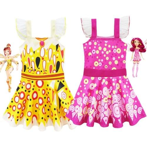 New Anime Mia cosplay costumes New Dress For Girls Mia Costumes Halloween Party Dress Children Performance Clothes For Girl