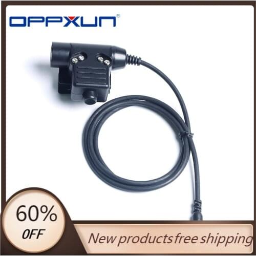 OPPXUN U94 PTT Per Z Tactical Comtac II H50 H60 HD01 HD02 HD03 Cuffie Per IPhone Samsung HTC 3.5mm Jack Cellulare MP3 MP4