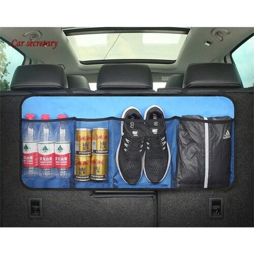 Car Organizer Trunk Backseat Adjustable Storage Bag Net High Capacity Multi-use Oxford Back Interior Accessories Automobile Seat