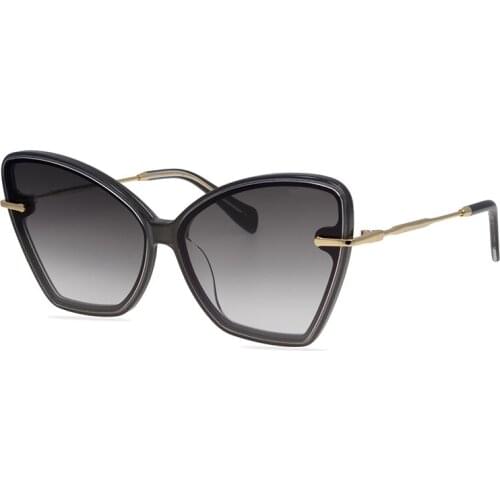 The latest cat eye fashion design 2021 luxury metal elegant ladies travel sunglasses high quality hot selling UV400 custom logo