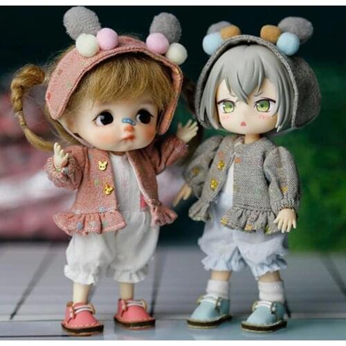 Cute OB11 Shoes Leather BJD Doll Shoes For OB11 Doll