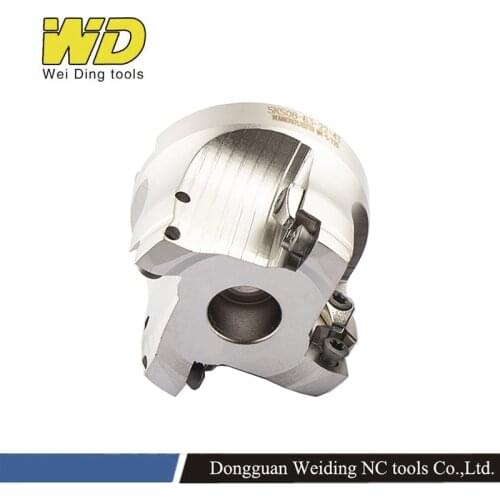 High feed sks face mill SKS08 -80-27-5T Inserted Shoulder Cutter Facemill 80 mm for For Dijet WDMW080520