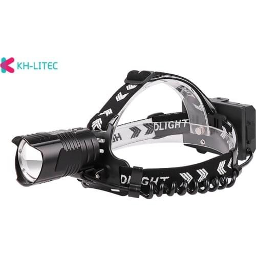 XHP90 LED High Power Headlamp 3-Mode Zoomable Headlight Rechargeable 18650 Head Torch Outdoor Camping Hunting Flashlight