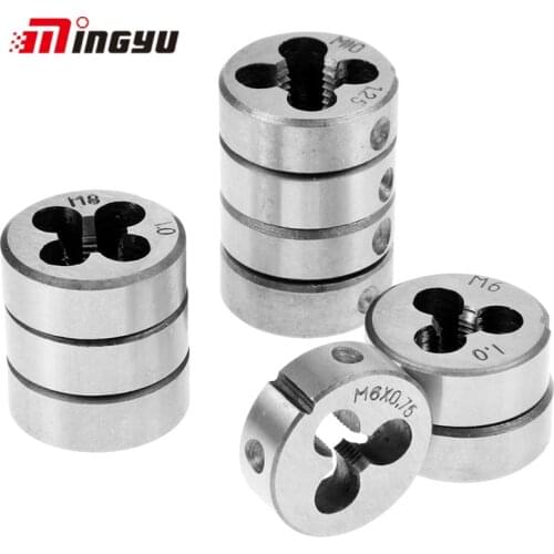 10pcs M6 M7 M8 M10 M12 Metric Threading Die Set Aolly Steel Repairing Hand Tool Lathe Machine make Thread Maker