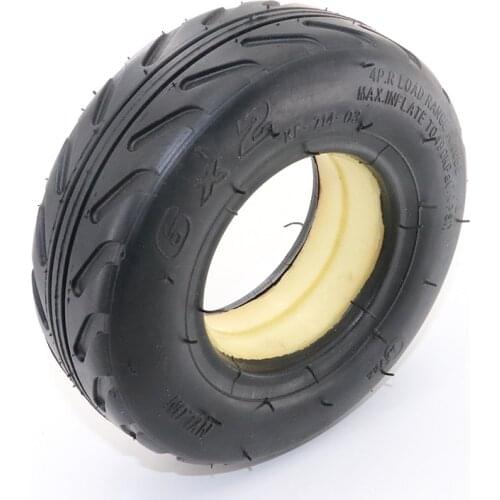 6x2 solid tire without inner tube electric tire scooter wheel chair truck use 6" tire f0 pneumatic trolley car tire