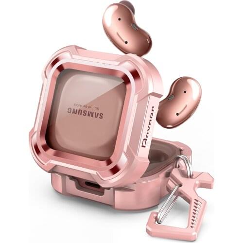 Wireless Earphone Charging Box For Samsung Galaxy Buds Live Bluetooth Headset Protective Shockproof Cover Box With Buckle