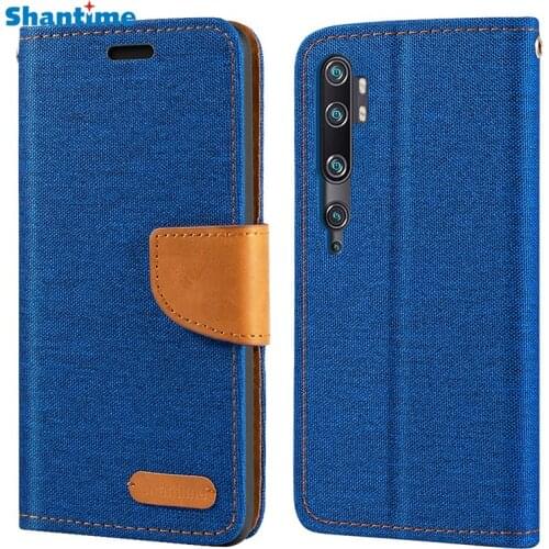 Oxford Leather Wallet Case For Xiaomi Mi CC9 Pro With TPU Soft Back Cover Magnet Flip Case For Xiaomi Mi Note 10 Mi Note 10 Pro