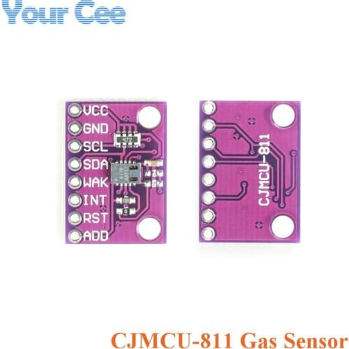 Gas Sensor Carbon Dioxide Detection Sensor Module CCS811 CO2 eCO2 TVOC Air Quality Detecting I2C Output CJMCU-811 Electronic DIY