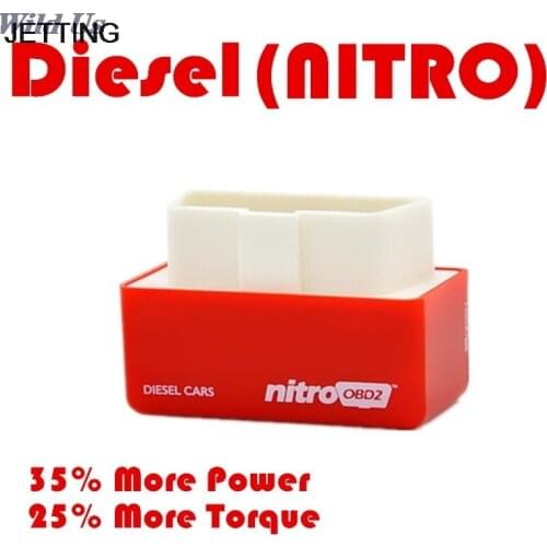 Ecoobd2 Diesel Economy Chip Tuning Box Plug Drive Increase Hidden Power Blue Eco OBD2 for Diesel Car Lower Fuel Emission