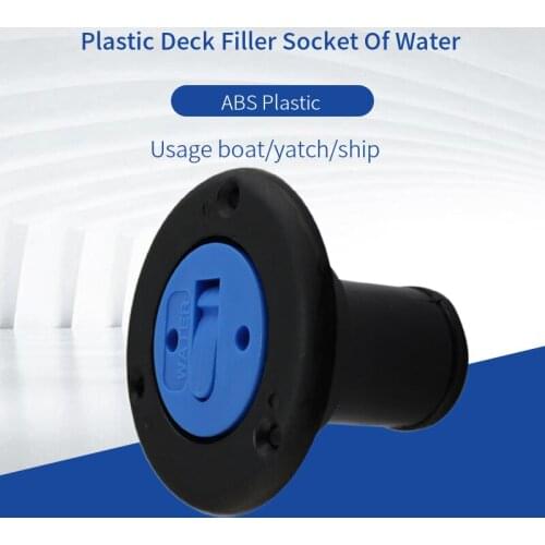 ABS black plastic water tank cover marine hardware RV yacht filling port 38mm