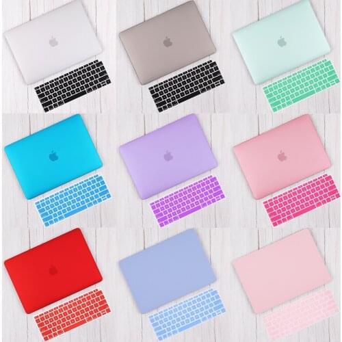 Redlai Matte & Crystal Hard Shell Case & Keyboard Cover For Macbook Air Pro Retina 11 12 13 15 16 Inch 2020 A2337 A2179 A2338