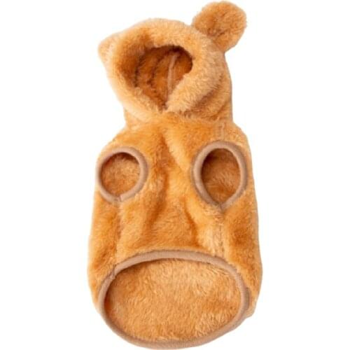 Soft Warm Dog Hoodie Cute Small Dog Costume Winter Pet Clothes Chihuahua Yorkies Bichon Poodle Maltese Schnauzer Clothing Coat