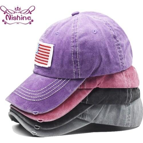 Nishine 1 PCS National Flag Embroidered Print Boys Girls Casual Snapback Hats Summer Sunscreen Baseball Cap for Women and Men