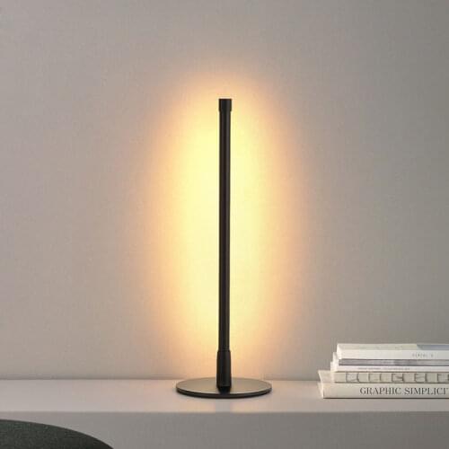Nordic Led Strip Table Lamps for Living Room Modern Minimalist Long Desk Lamp Bedroom Bedside Stand Lighting Fixtures Home Decor