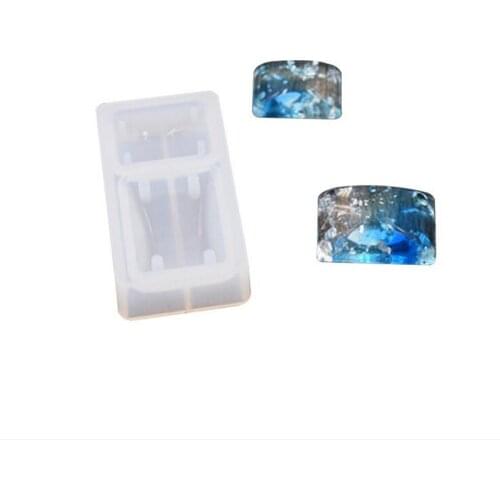 New Buttons silicone mold DIY crystal Epoxy Resin Mold Silicone mold Jewelry Making Tools