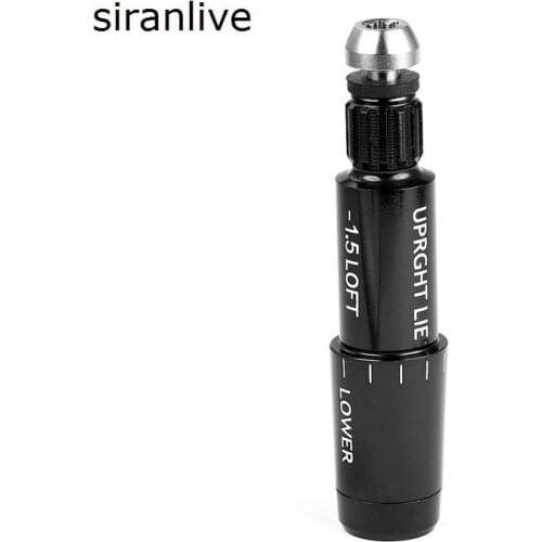 New Black Tip Size .335 Golf Shaft Adaptor 1.5 Loft Sleeve Replacement for Adams XTD Ti Driver & FW Fairway Wood