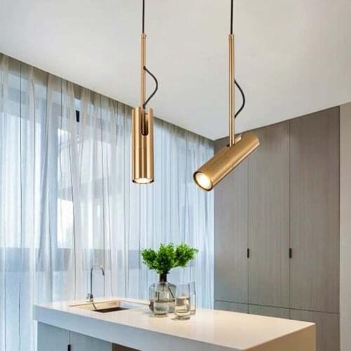 Post Modern White Black Gold Rotating Chandelier Nordic Design Bedside Chandelier Restaurant Bar Kitchen Spotlight L Fixture