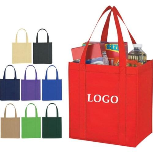 Cheap Non Woven Custom Totes Reusable Shopping Bags Environmentally Friendly Recycled Business Tote Bags Personalized Cloth Bag