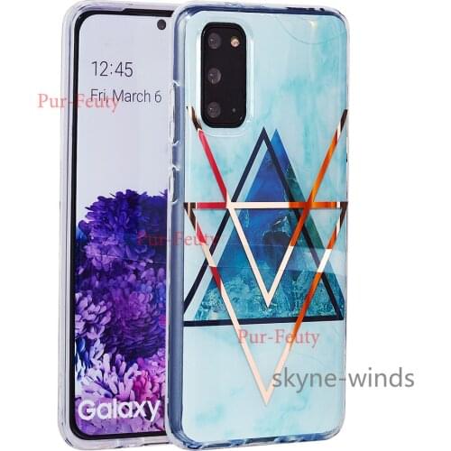 For Samsung Galaxy S20 Plus Ultra plating case fashion lightweight and anti-fall back cover coque fundas for SM S20Plus S20Ultra