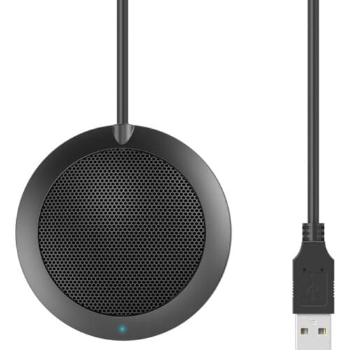 Usb Plug Computer Tabletop Omnidirectional Condenser Boundary Conference Microphone For Recording,Gaming,Skype,Voip Call